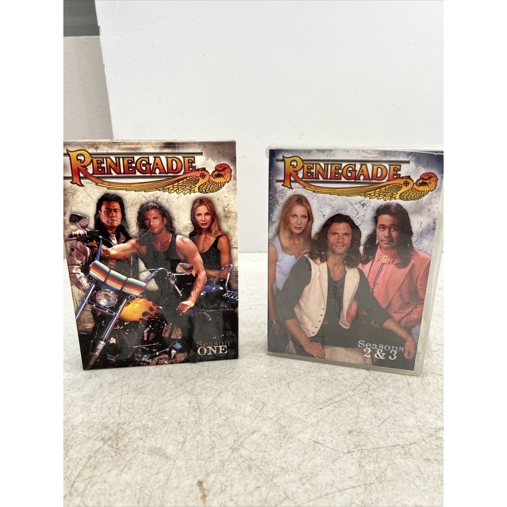 Renegade: Seasons One, Two, & Three (10 Discs DVDs, 2006, Box Sets) RARE